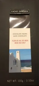 Chocolate negro con flor de sal de Ibiza