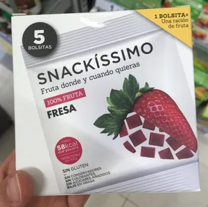 Snack 100% fresa