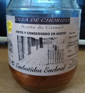 Olla de chorizo en aceite de girasol