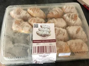 Croissant relleno cacao