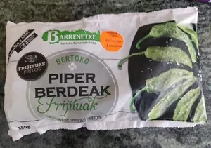 Pimientos verdes fritos del pais