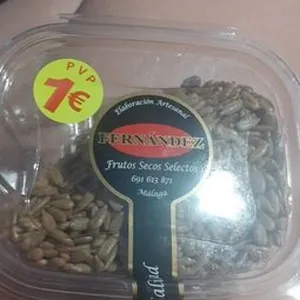 Semillas de girasol sin cascara