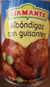Albóndigas con guisantes