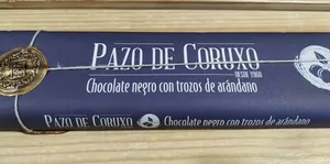 Chocolate negro con trozos de arándano