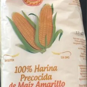 Harina precocinada de maiz amarillo