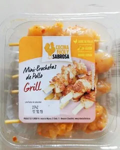 Mini Brochetas de Pollo