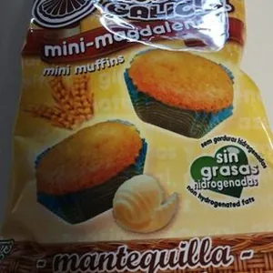 Mini magdalenas mantequilla