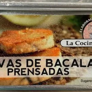 Huevas de bacalao prensadas