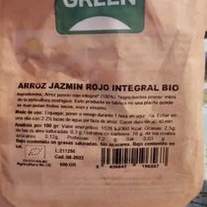Arroz jazmín rojo integral bio