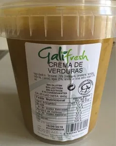 Crema de verduras