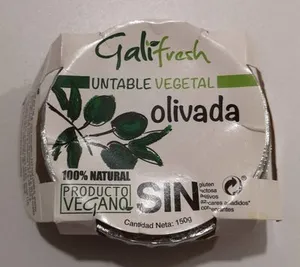 Olivada untable vegetal
