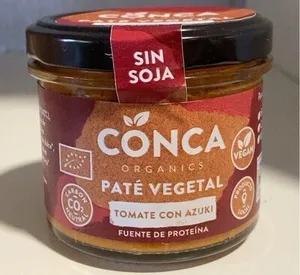 Paté vegetal tomate con azuki