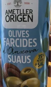 Olives farcides anxoves suaus