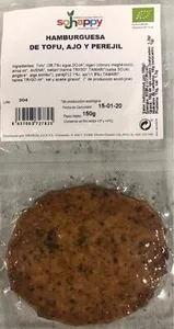 Hamburguesa Tofu, ajo, perejil