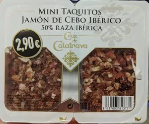 Mini taquitos de jamón de cebo ibérico