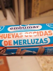 Huevas cocidas de merluza