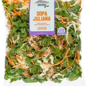 Sopa juliana para microondas