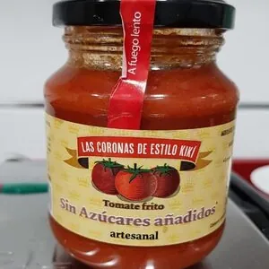 Tomate frito sin azúcares añadidos