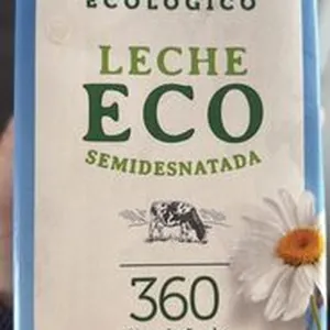 Leche ecológica semidesnatada