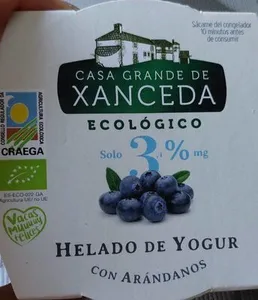 Helado de yogurt