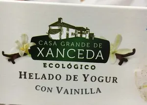 Helado de yogur con vainilla