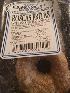 Roscas fritas artesanas hechas a mano