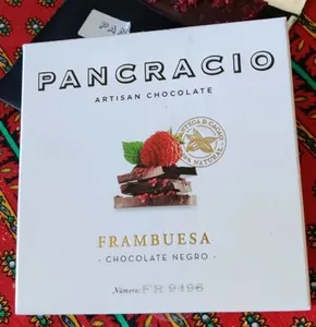 Frambuesa con chocolate negro