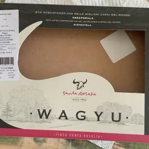 Carne de vccuno de raza wagyu