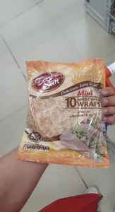 Mini whole wheat wraps