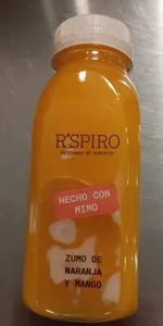 zumo de naranja y mango