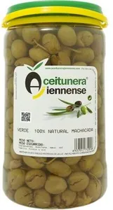 Aceituna verde machacada