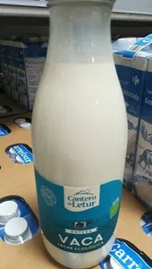 Leche de vaca ecológica