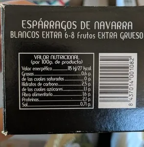 Baigorri selección  espárrago blanco extra