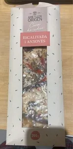 Coca de vidre escalivada i anxoves