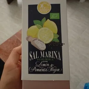 Sal Marina Limón y pimienta negra