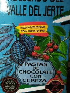 Pastas de chocolate con cereza