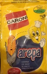 Harina de maiz blanco precocinada