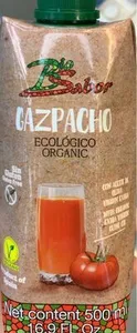 Gazpacho ecológico organic