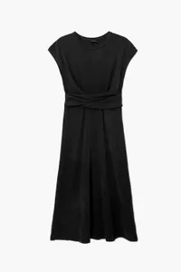 Ruched midi dress