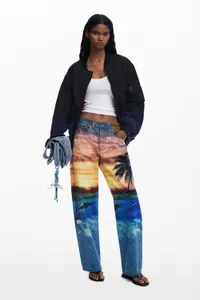 Sunset denim trousers