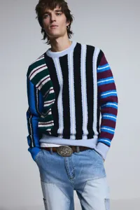 Multistripe sweater