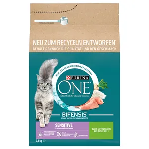 PURINA ONE Sensitive - Ekonomipack: 3 x 2,8 kg