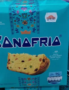 Panetón relleno de Pasas y Frutas Confitadas