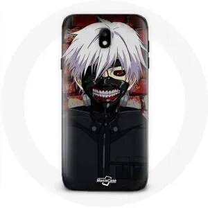 CAPACHEAP Coque Samsung Galaxy J3 2017 Tokyo Ghoul Kaneki Ken Masque Japonais Anime
