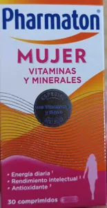 Mujer vitaminas y minerales