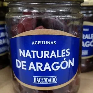 Aceitunas naturales de Aragón