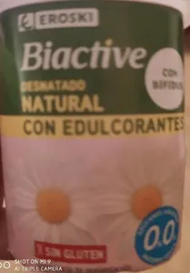 Biactive desnatado natural con edulcorantes