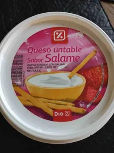 Queso untable salame