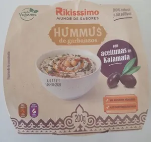 Hummus de garbanzos