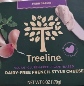 treeline herb garlic vegan cheese